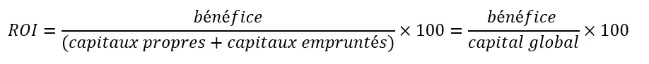 Image: Aperçu de la formule du ROI