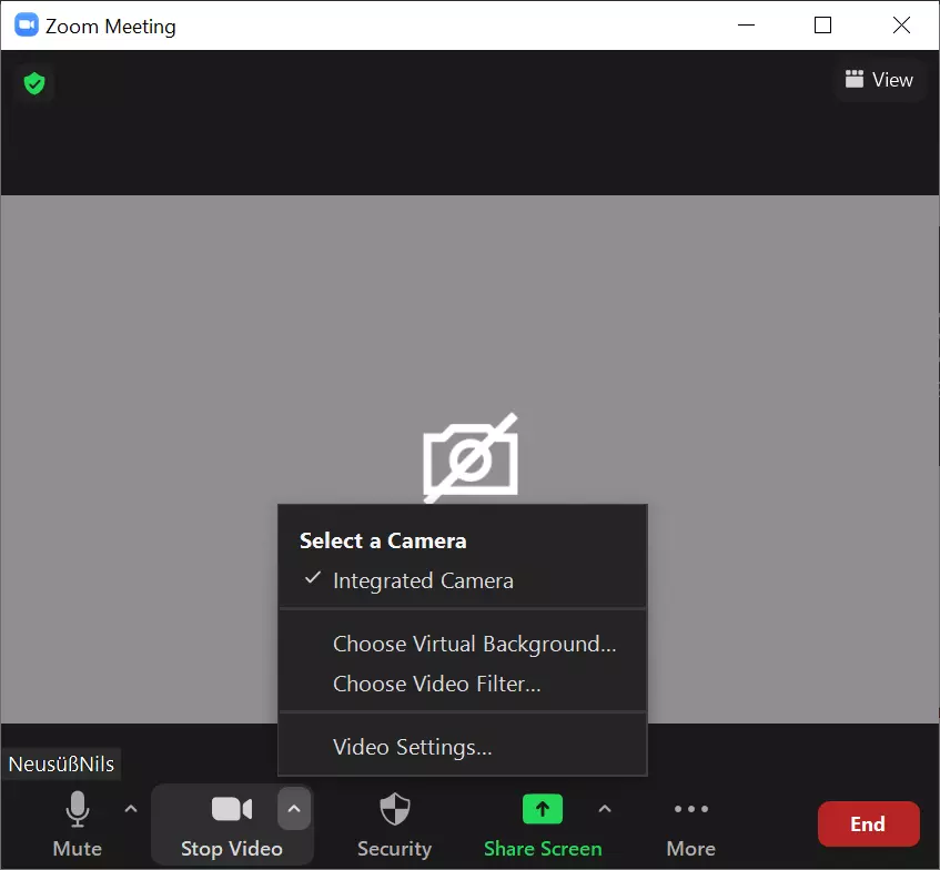 Image: Changer l’arrière-plan virtuel de Zoom pendant une réunion