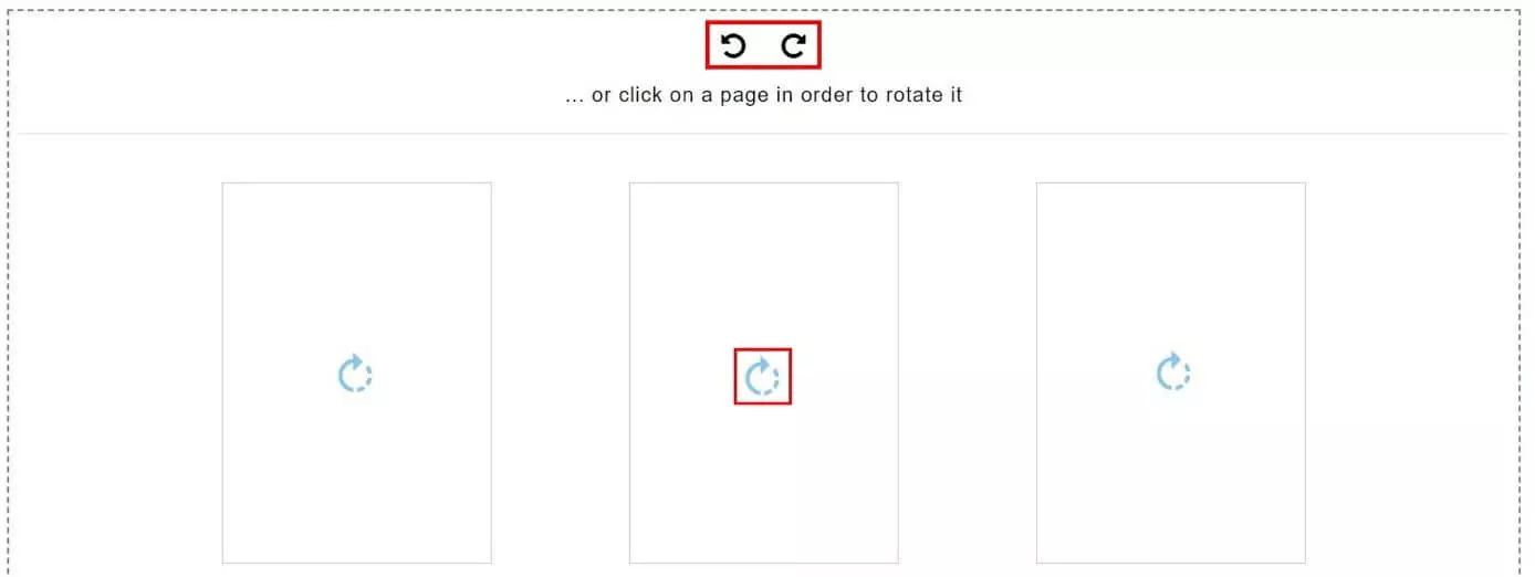 Image: PDF24 Tools : pivoter et enregistrer un fichier PDF