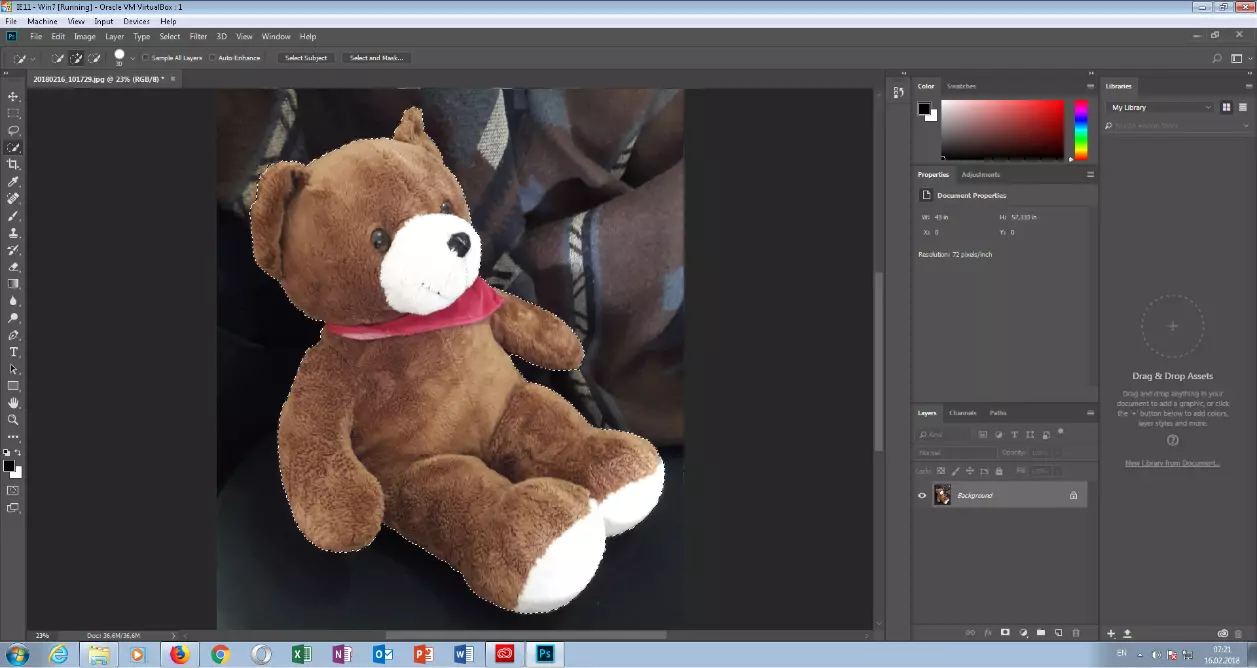 Image: Photoshop: Sélection de l’arrière-plan au lieu de l’objet