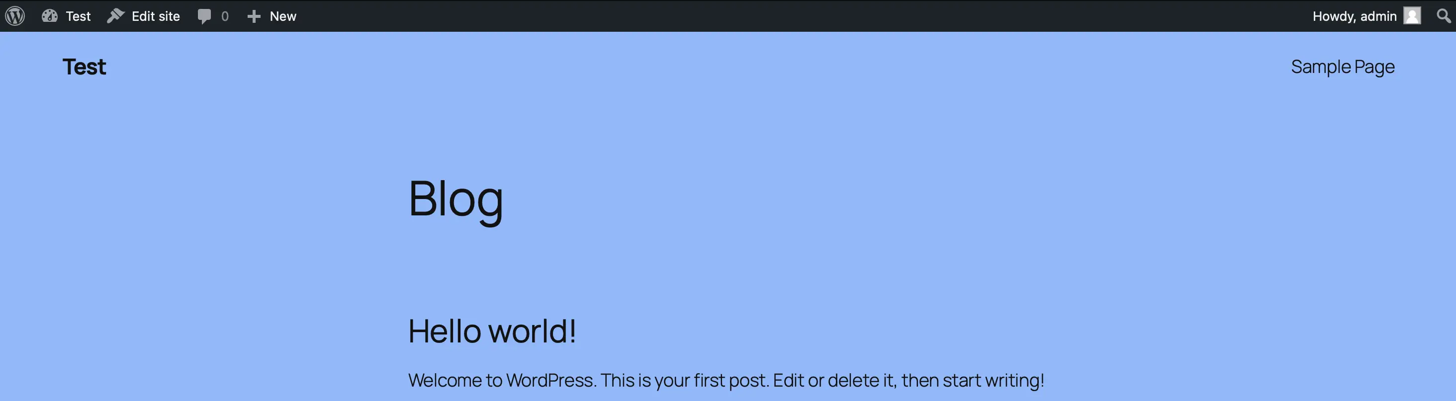 Image: Vous pouvez voir les effets de votre CSS dans le frontend