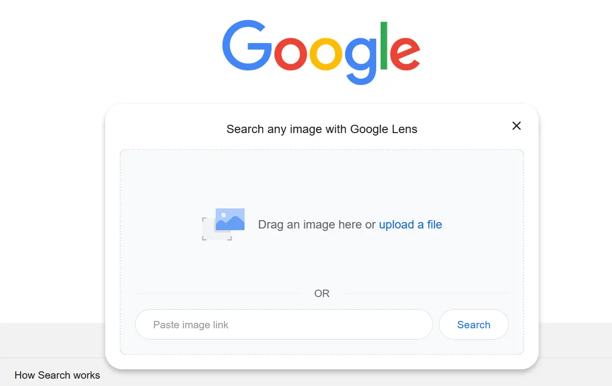 Capture d’écran de l’interface utilisateur de Google Lens Image: Capture d’écran de l’interface utilisateur de Google Lens