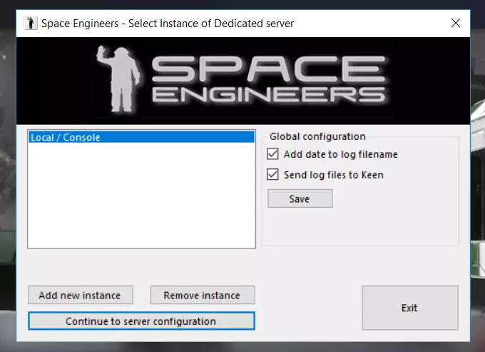 Image: Space Engineers server : assistant de serveur dédié