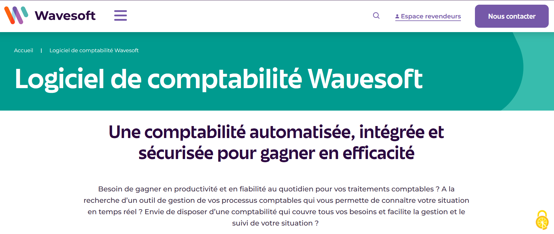 Capture d’écran du site Web de Wavesoft Image: Capture d’écran du site Web de Wavesoft