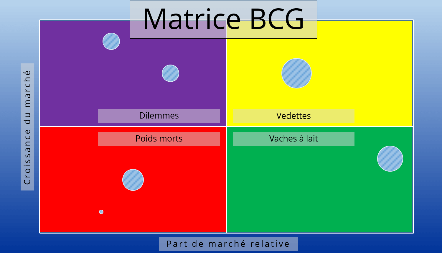Exemple de représentation d’une matrice BCG