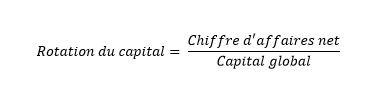 Formule permettant de calculer la rotation du capital