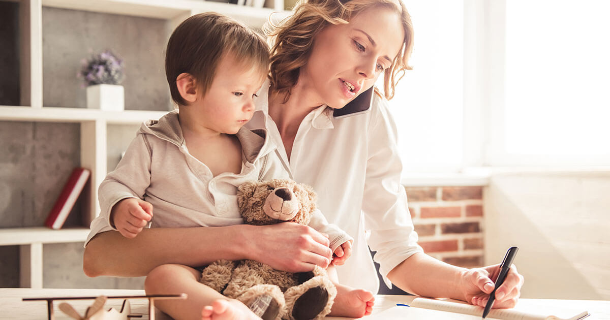 Télétravail avec un enfant Télétravail avec un enfant